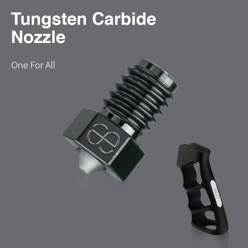 Tungsten Carbide Nozzle with DLC coating for Raido HF /Dragon/Dragonfly Hotend