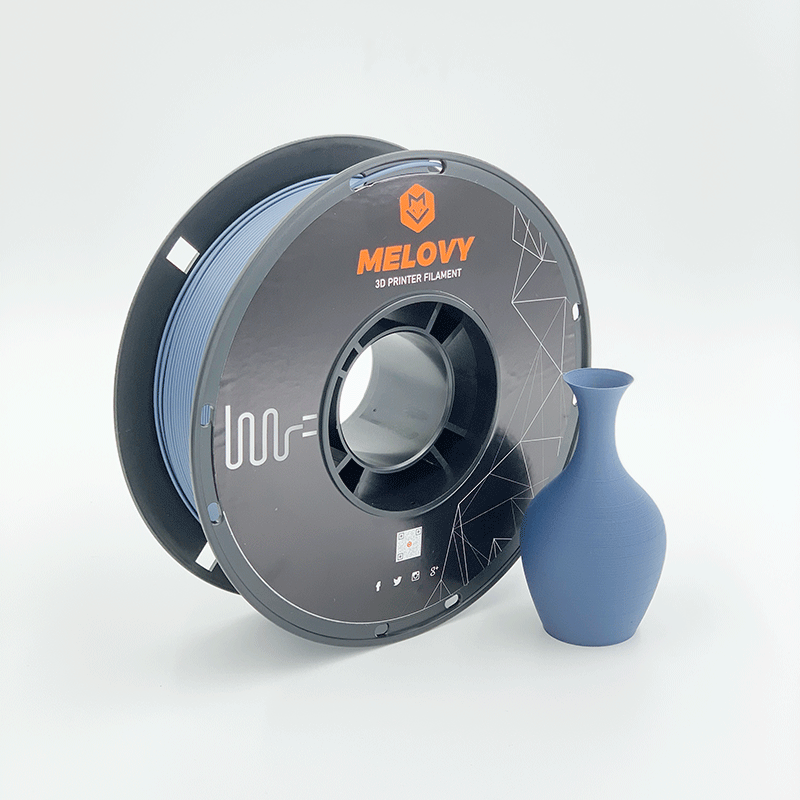 Melovy Matte PLA FILAMENT 1.75MM Navy Blue